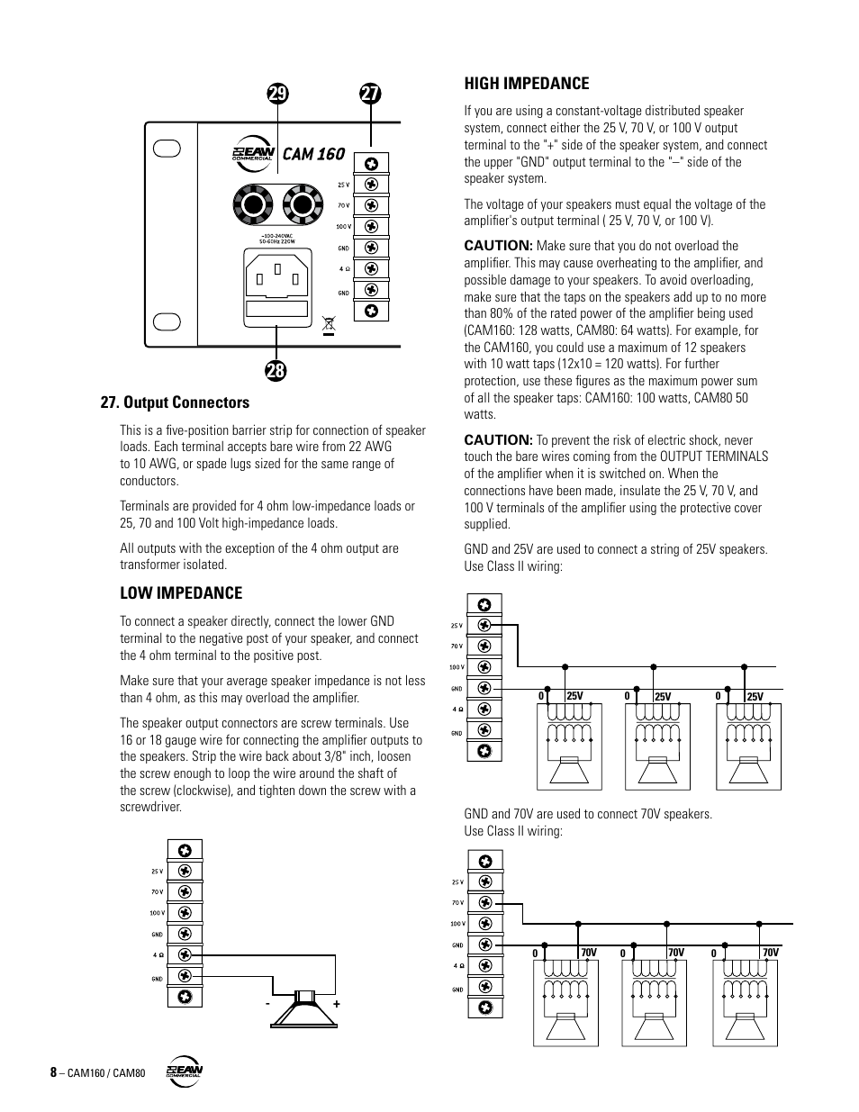 EAW CAM160 User Manual | Page 8 / 16