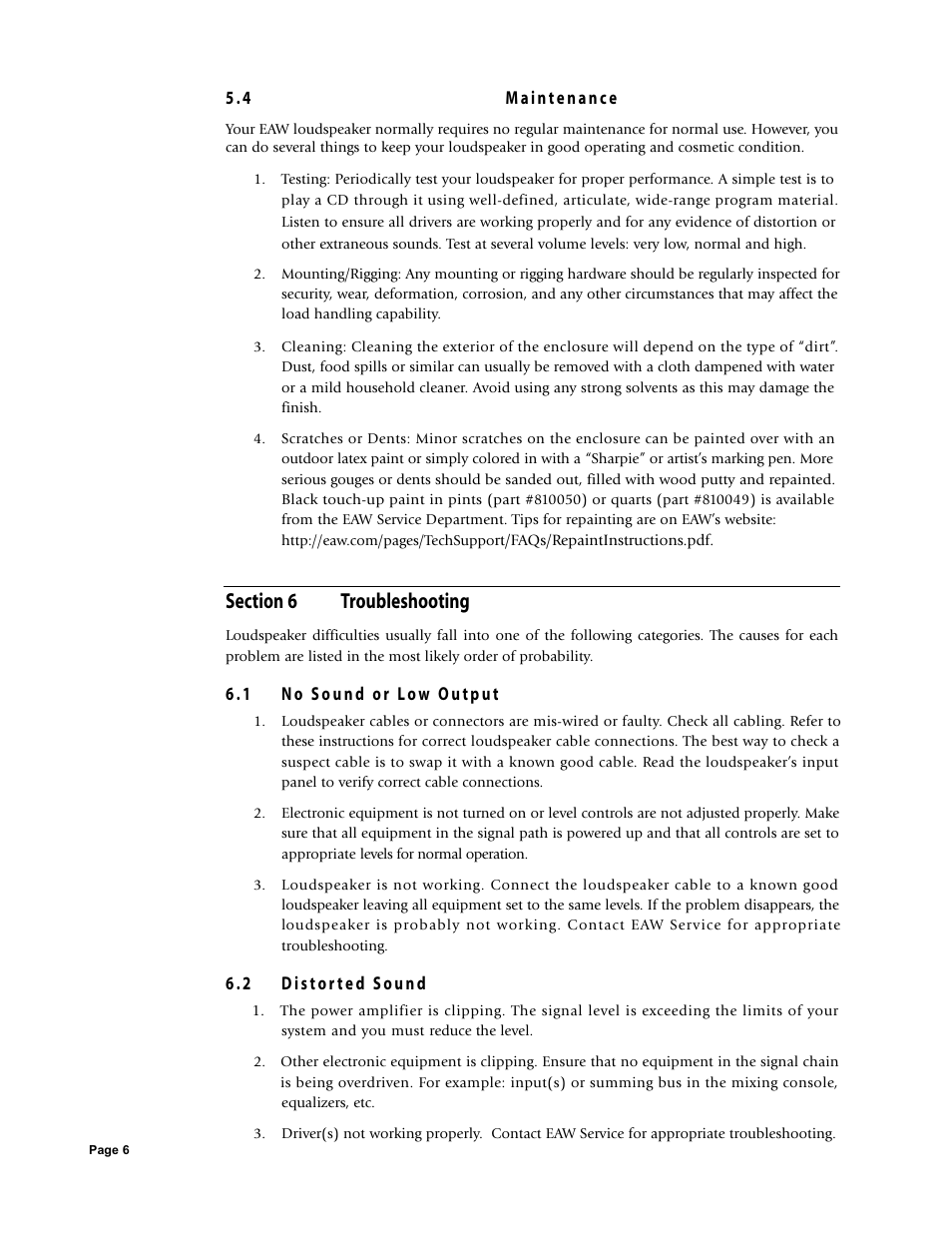 EAW 425017 User Manual | Page 6 / 8