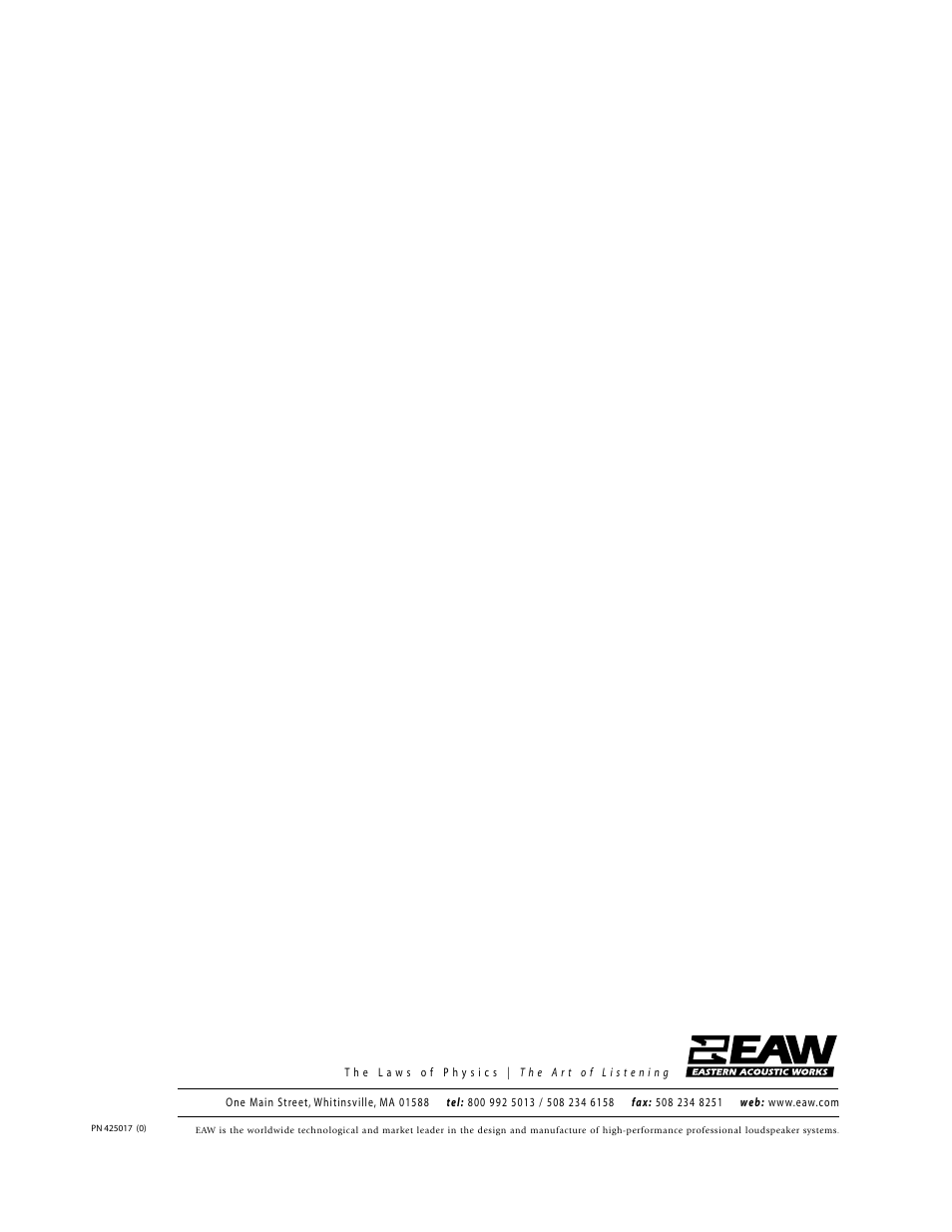 EAW 425017 User Manual | Page 8 / 8