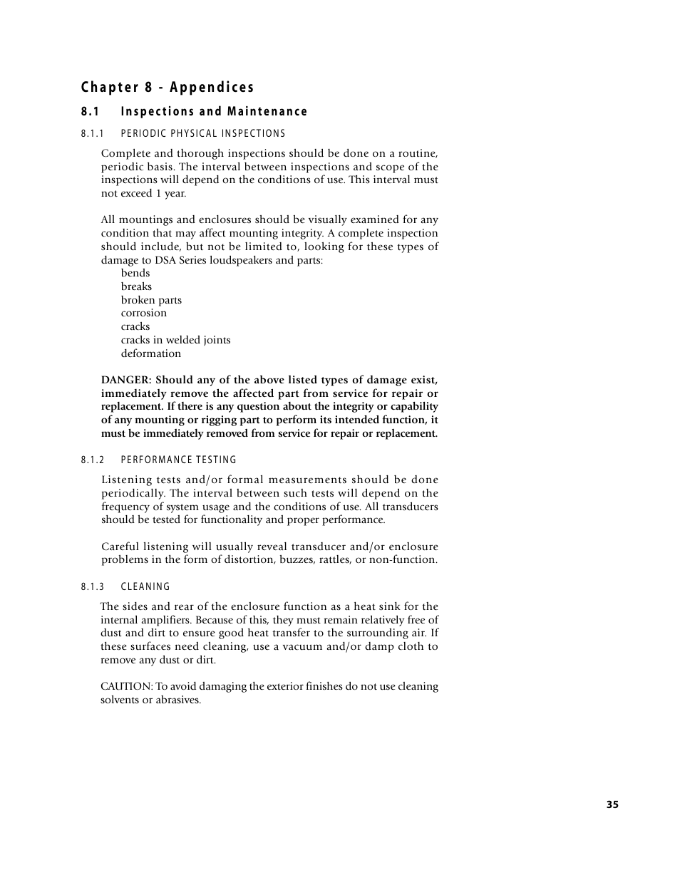 EAW D S A 2 3 0 User Manual | Page 35 / 44