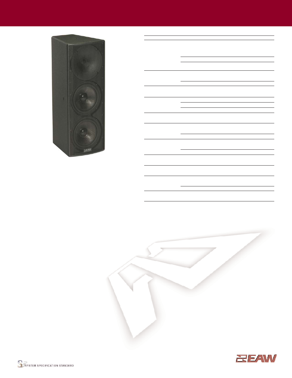 EAW JF80z User Manual | 6 pages