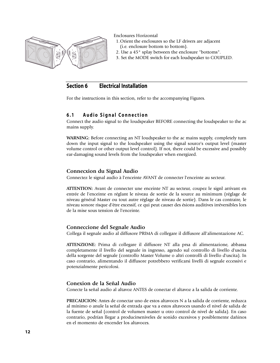 EAW NT59 User Manual | Page 16 / 32