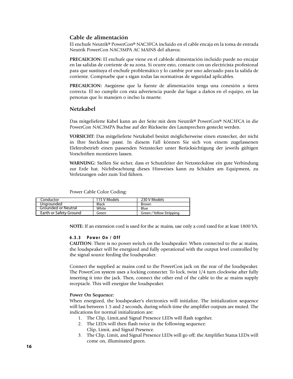 EAW NT59 User Manual | Page 20 / 32