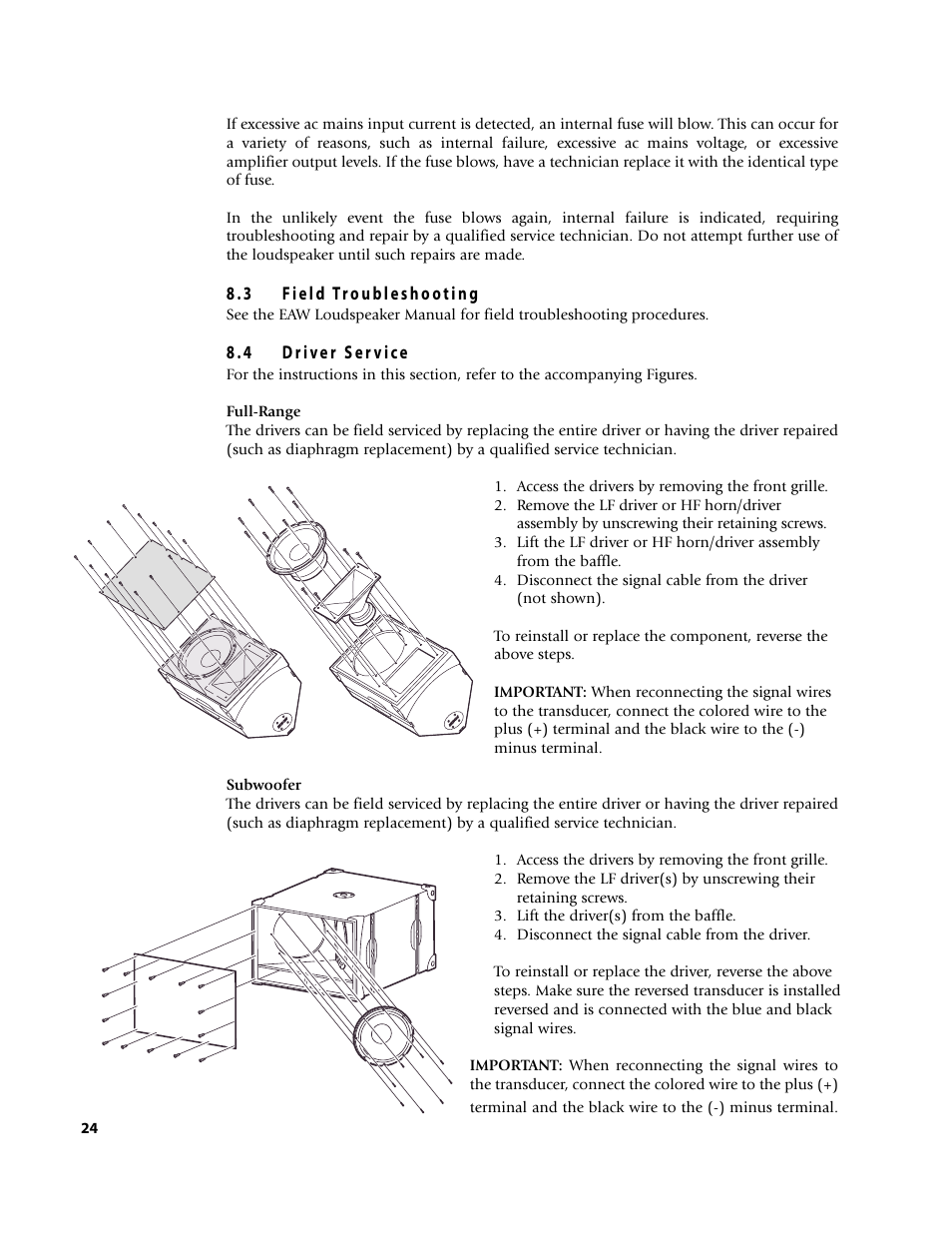 EAW NT59 User Manual | Page 28 / 32