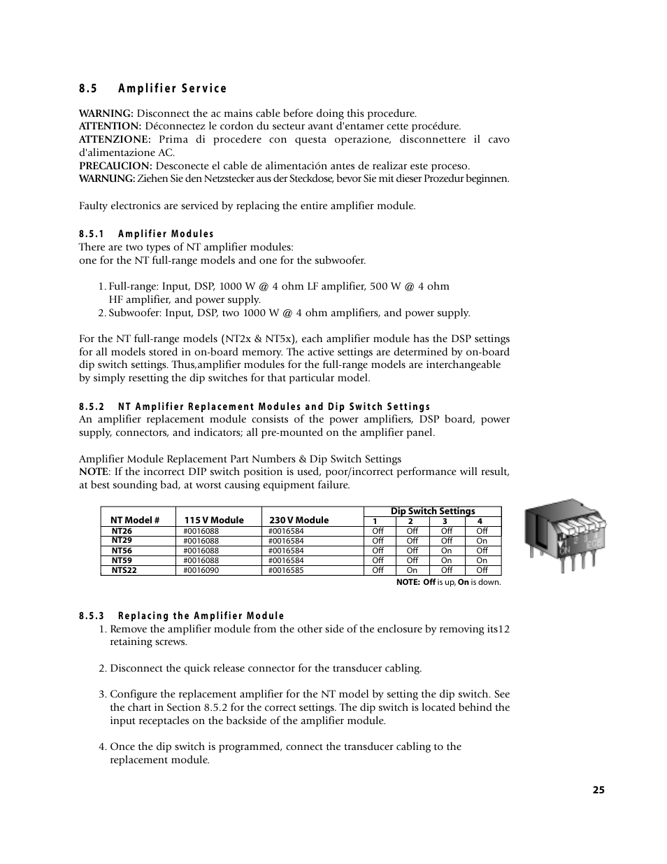 EAW NT59 User Manual | Page 29 / 32