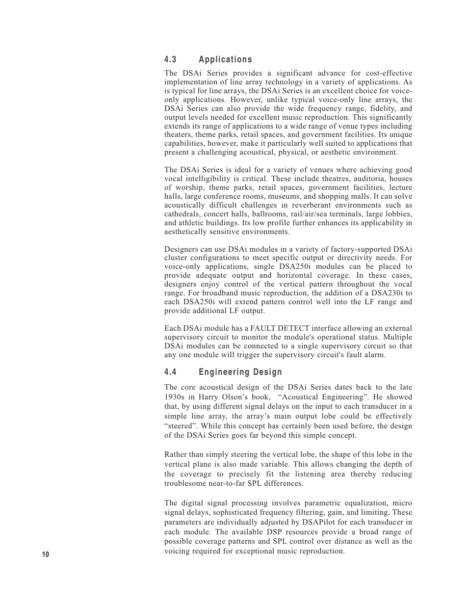 EAW DSA250i User Manual | Page 14 / 52