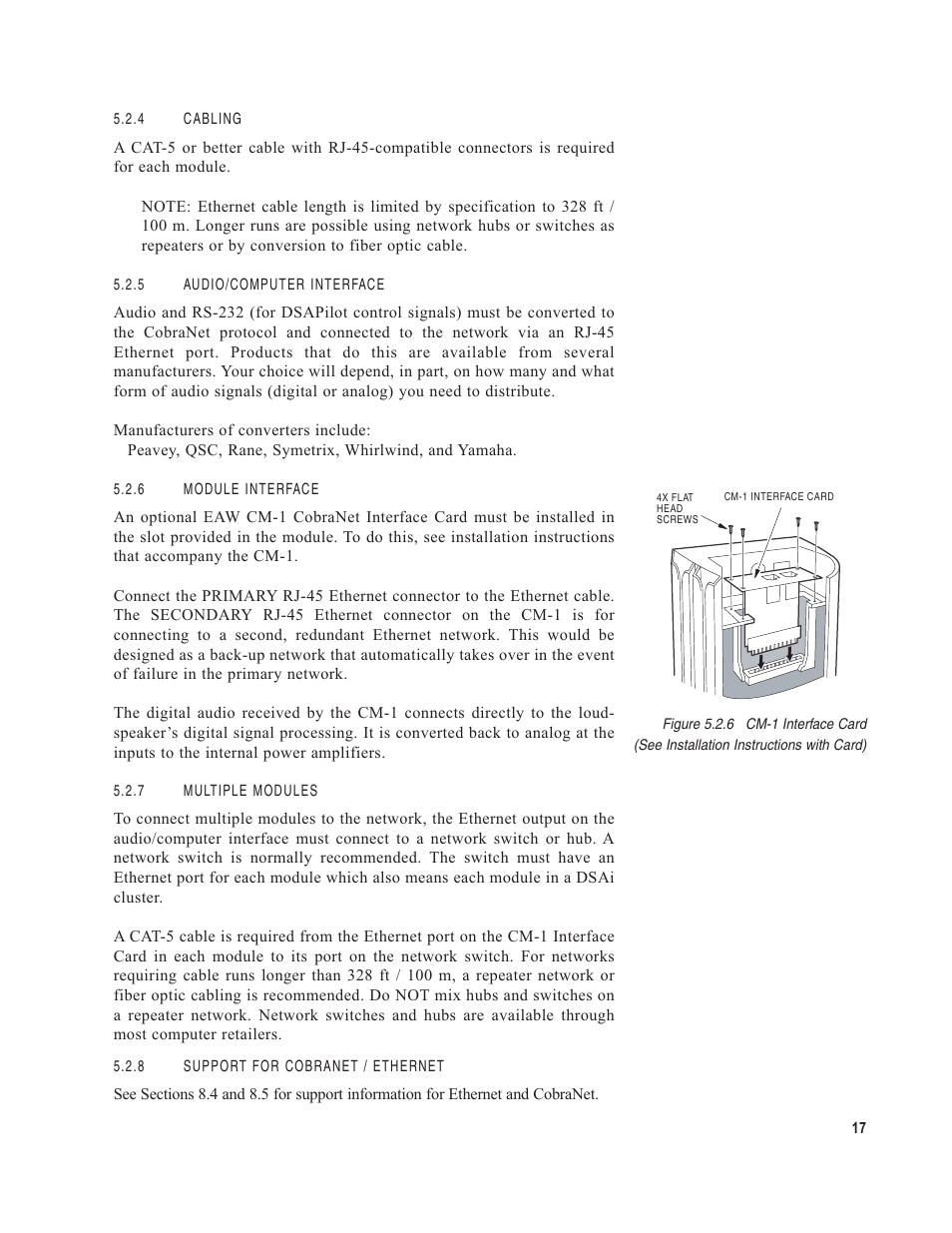 EAW DSA250i User Manual | Page 21 / 52