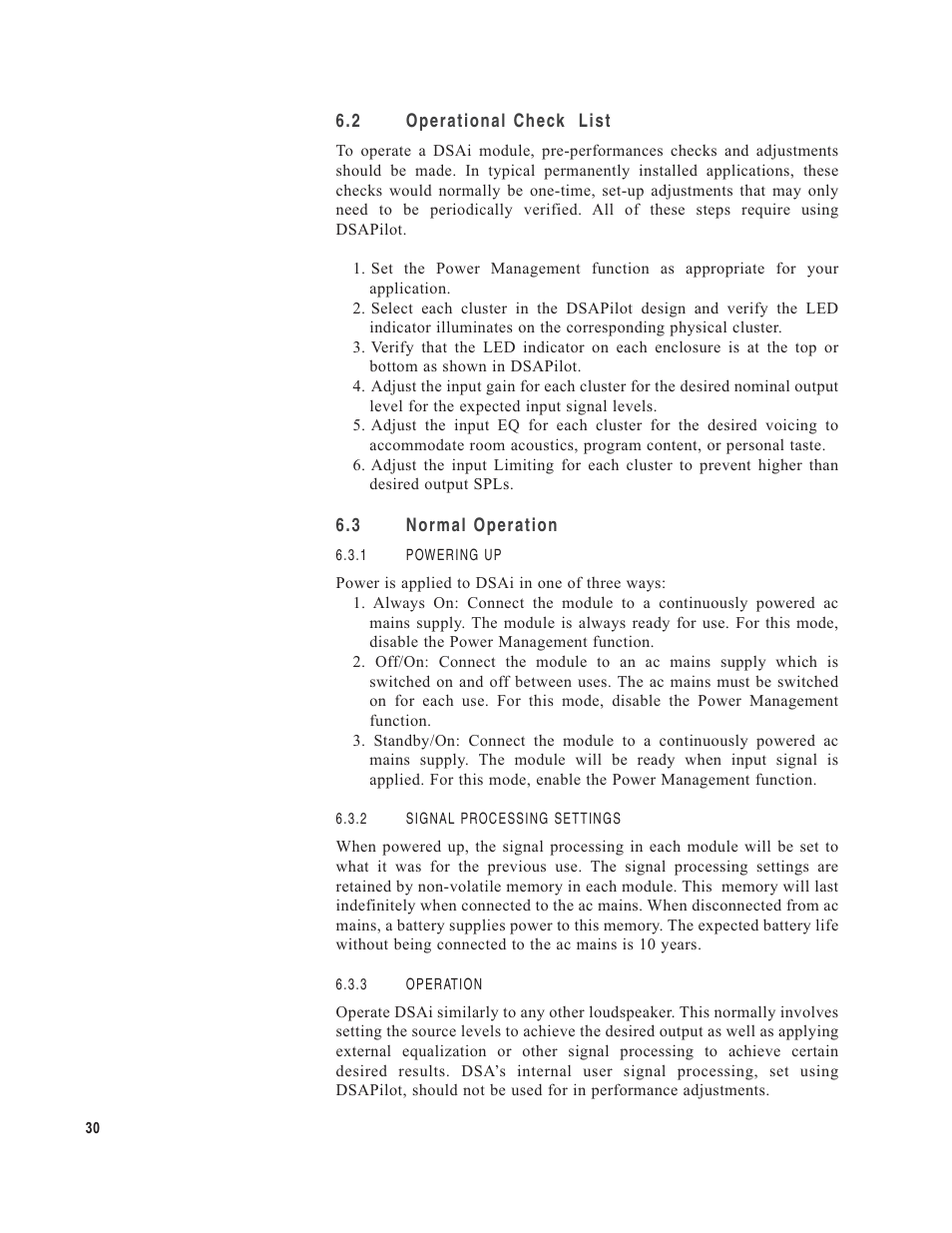 EAW DSA250i User Manual | Page 34 / 52