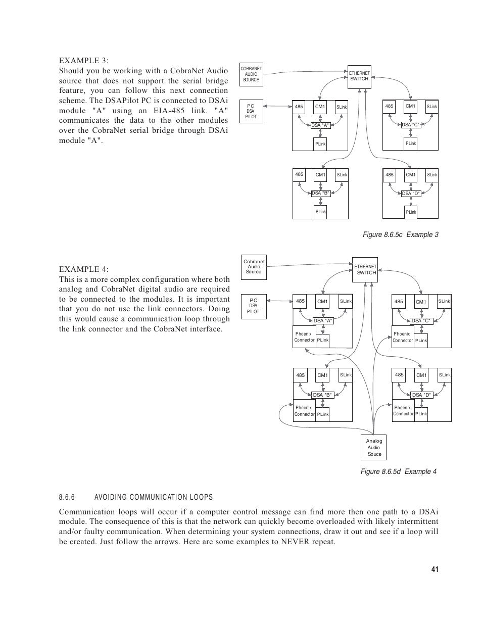6 avoiding communication loops | EAW DSA250i User Manual | Page 45 / 52