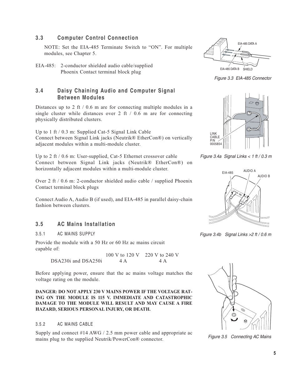 EAW DSA250i User Manual | Page 9 / 52