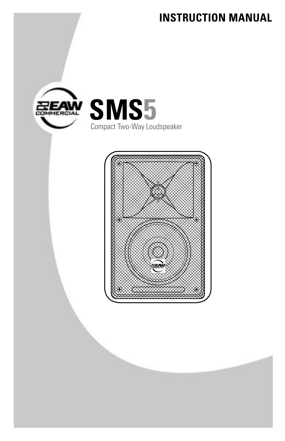 EAW SMS5 User Manual | 8 pages