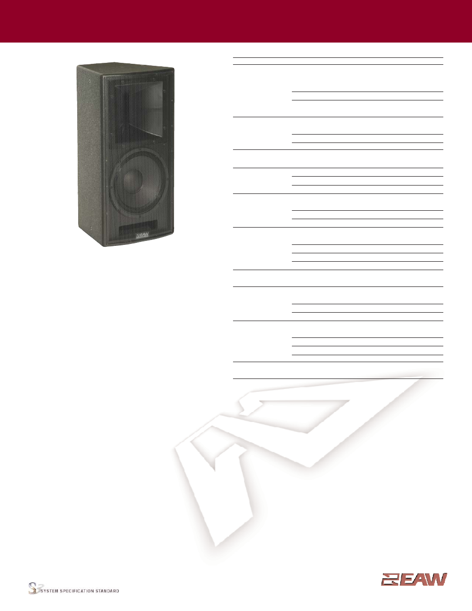 EAW MK2326 User Manual | 2 pages