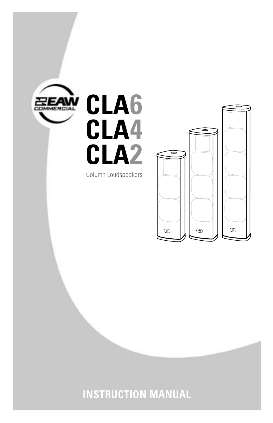 EAW CLA6 CLA4 CLA2 User Manual | 8 pages