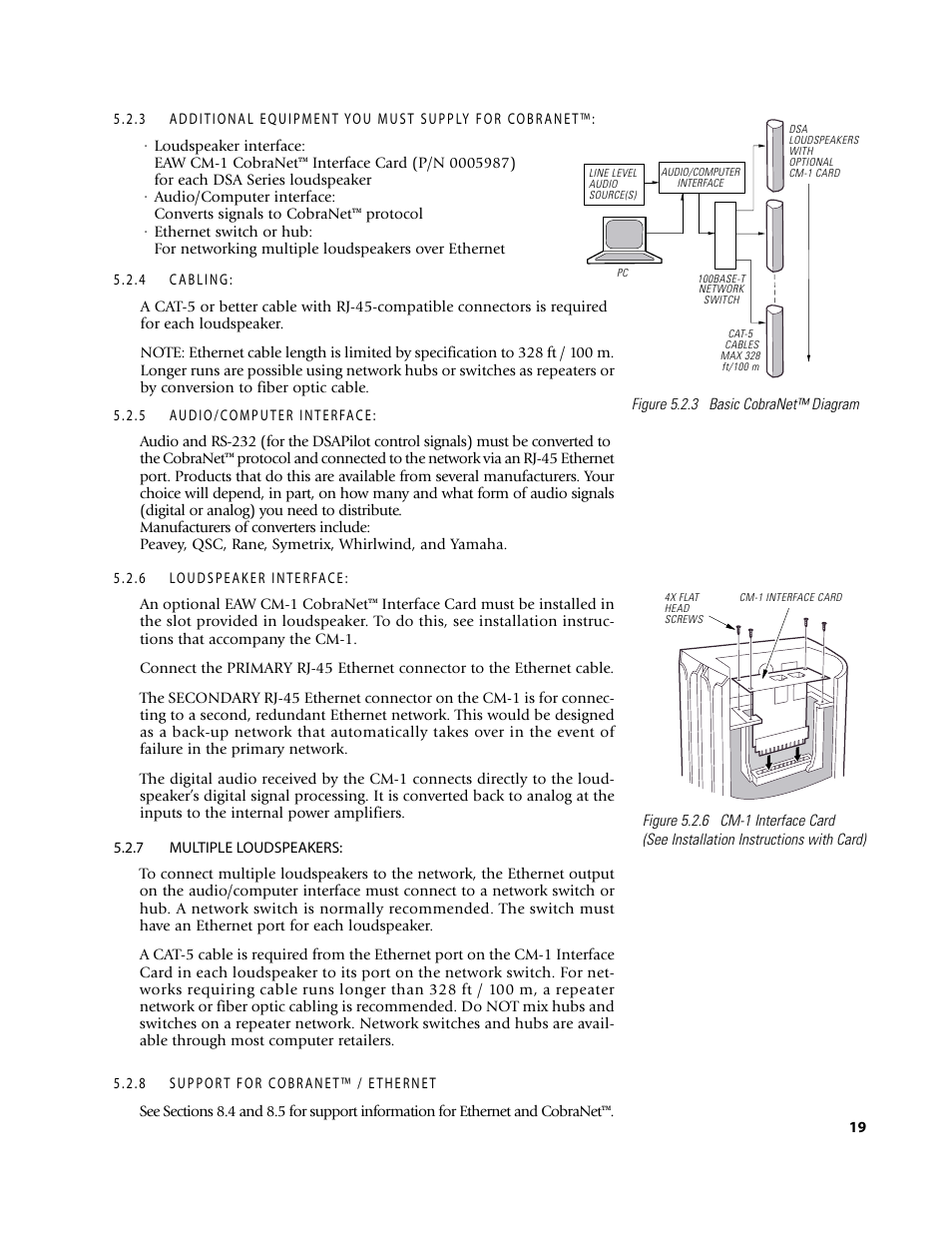 EAW DSA250 & DSA230 User Manual | Page 19 / 44