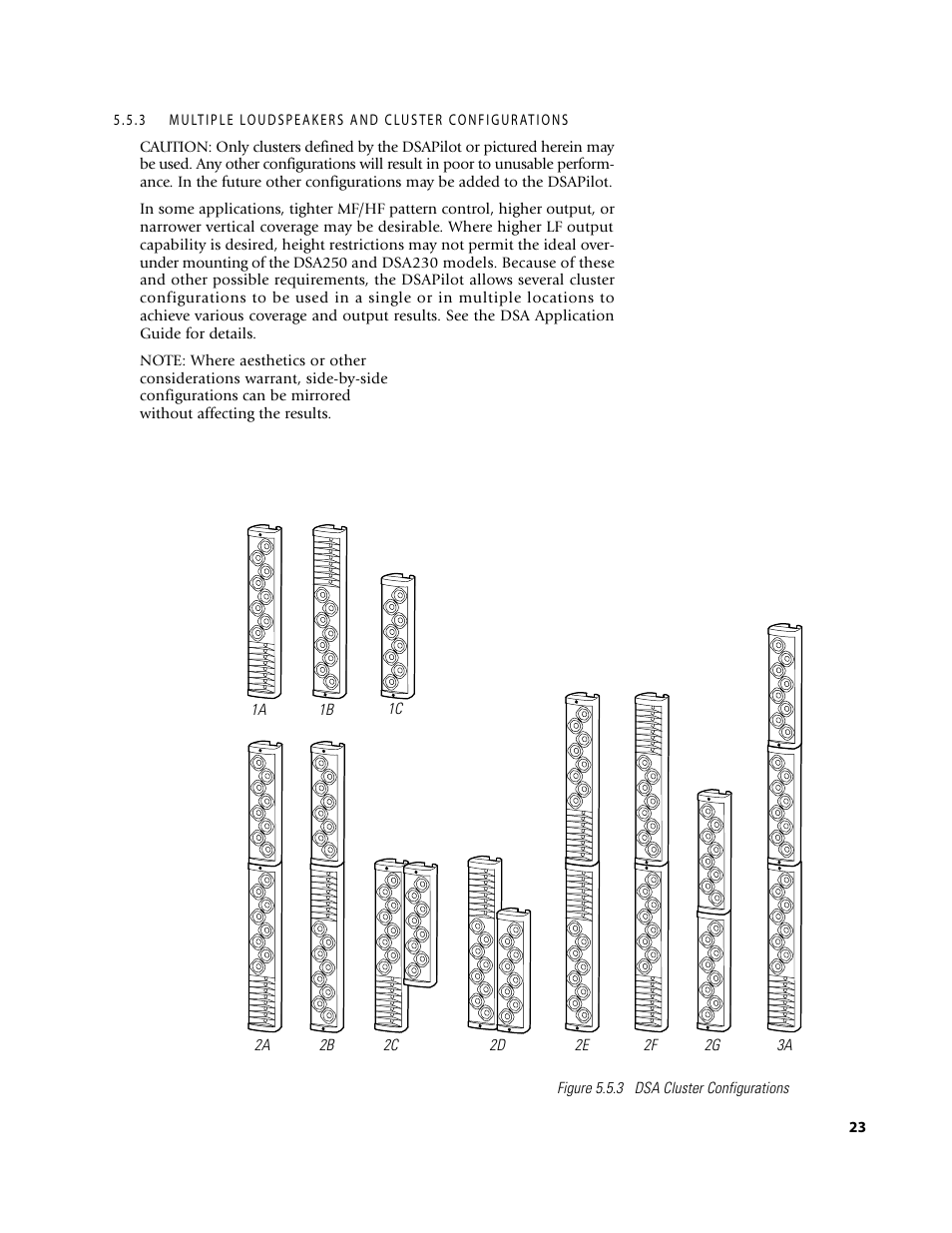 EAW DSA250 & DSA230 User Manual | Page 23 / 44