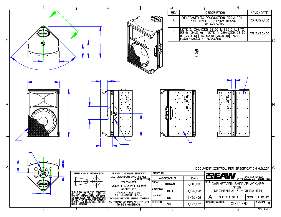 EAW NT29 2D User Manual | 1 page