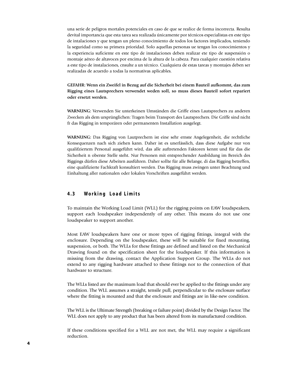 EAW Loudspeaker's User Manual | Page 18 / 40