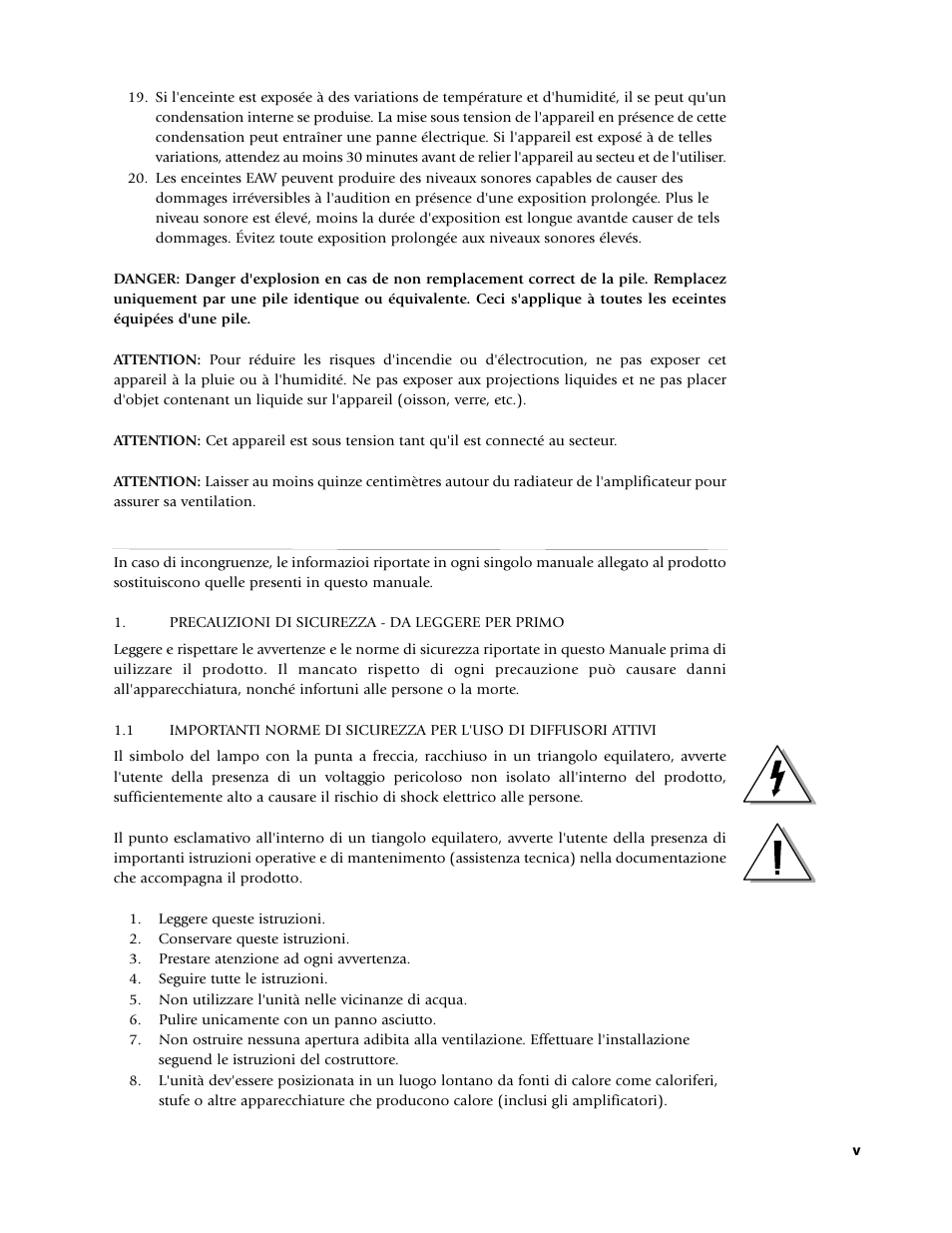 EAW Loudspeaker's User Manual | Page 5 / 40