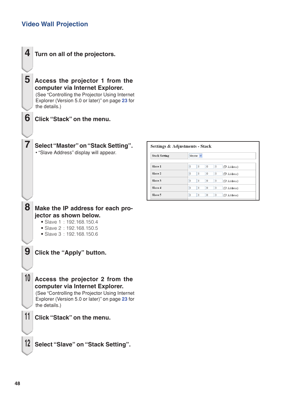 Eiki/Elf EIP-4500 User Manual | Page 48 / 54
