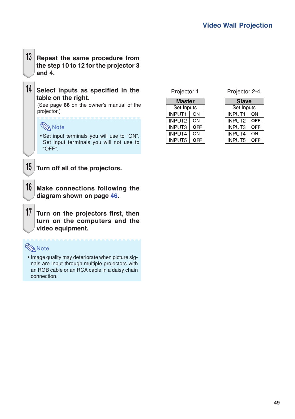 Eiki/Elf EIP-4500 User Manual | Page 49 / 54