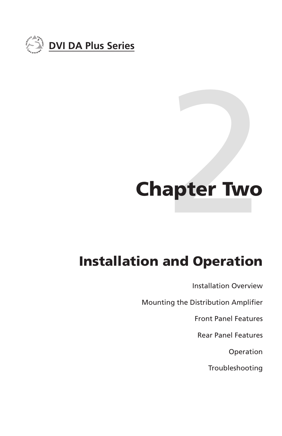 Chapter 2: installation and operation | Extron electronic Distribution Amplifiers DVI DA6 Plus User Manual | Page 13 / 30