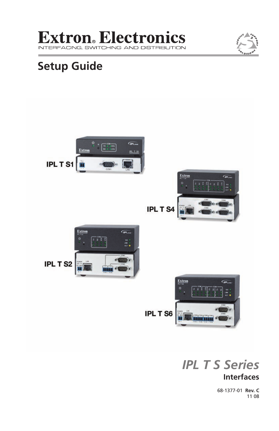 Extron electronic Extron IPL T S4 User Manual | 45 pages