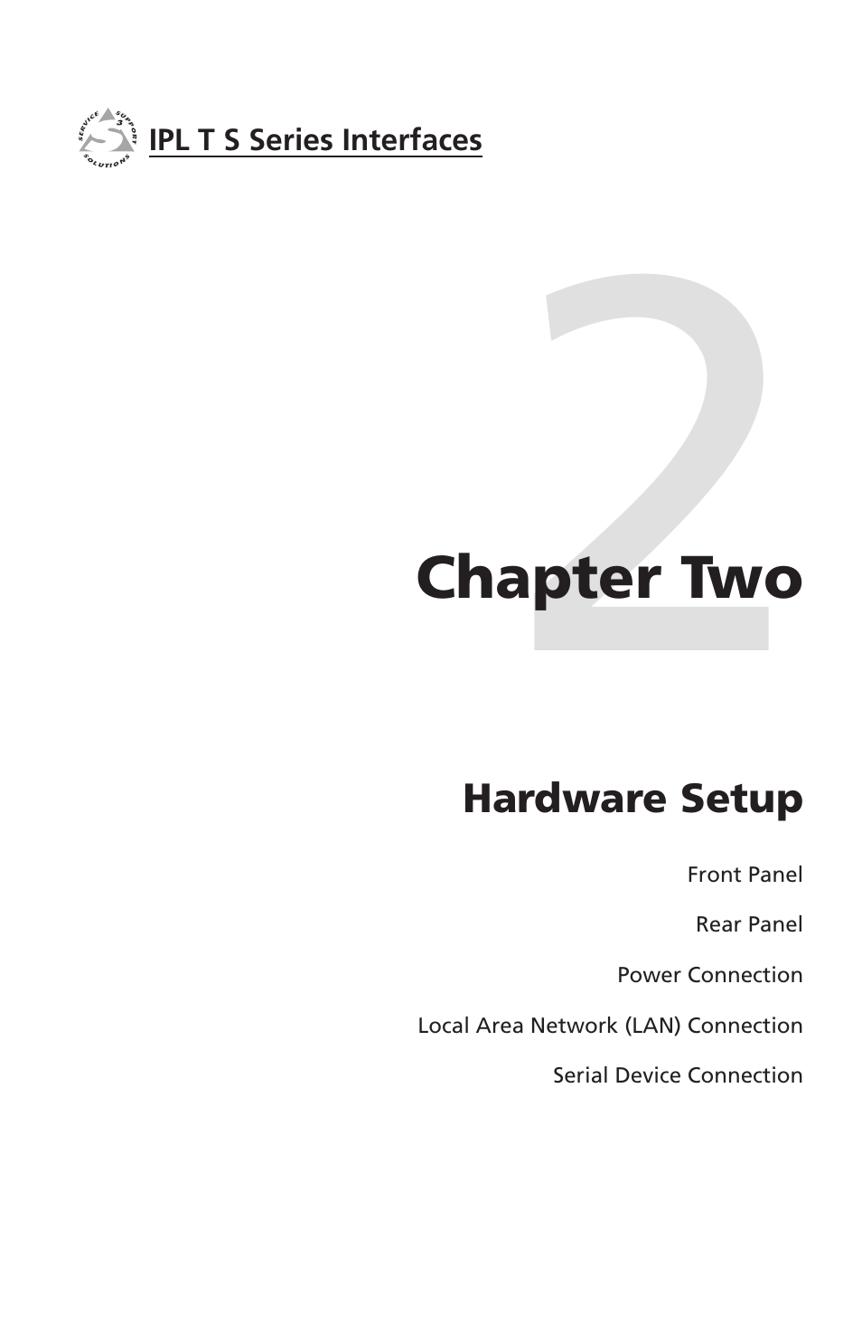 Chapter two: hardware setup, Chapter two • hardware setup | Extron electronic Extron IPL T S4 User Manual | Page 13 / 45
