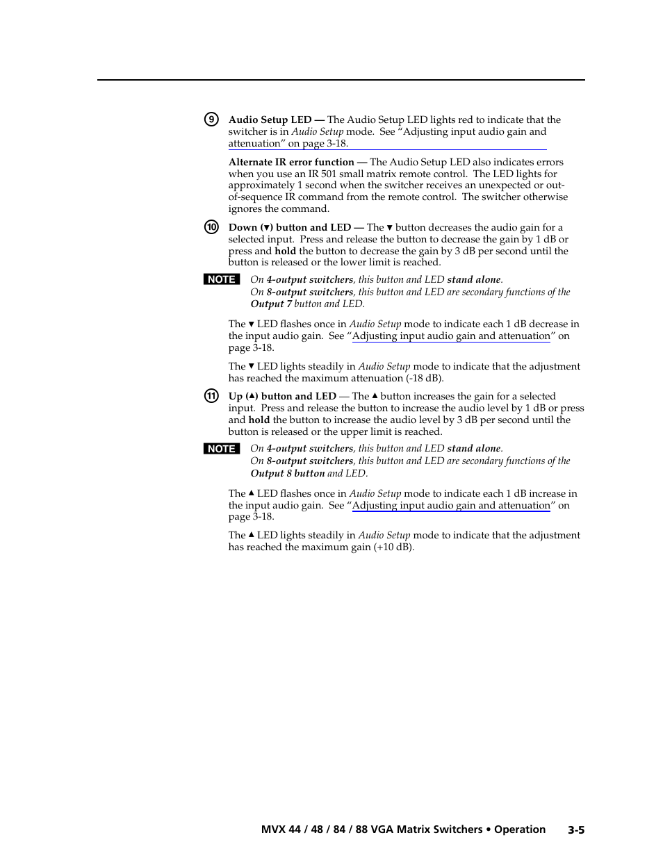 Preliminar y | Extron electronic MVX 88 Series User Manual | Page 23 / 84