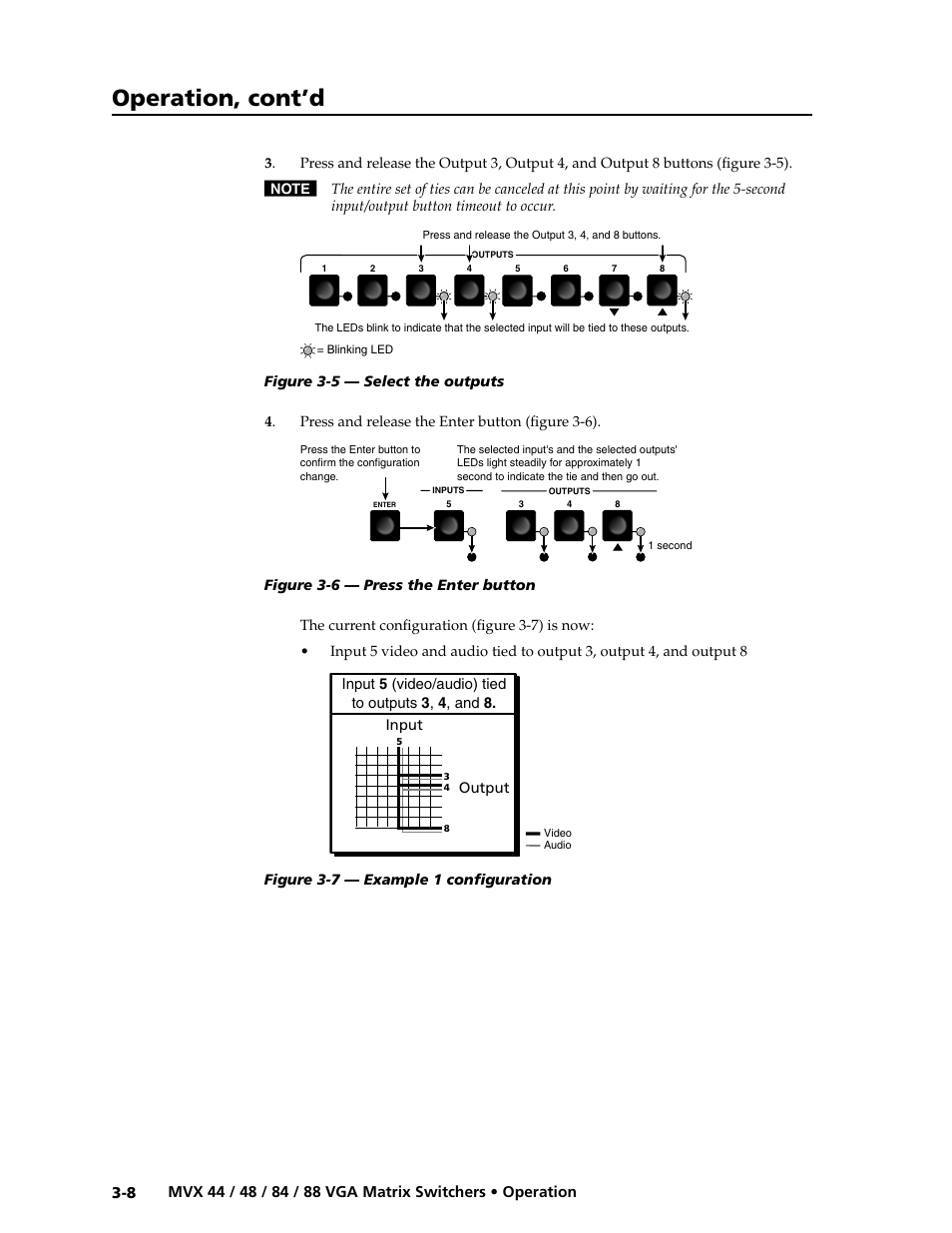 Preliminar y, Operation, cont’d | Extron electronic MVX 88 Series User Manual | Page 26 / 84