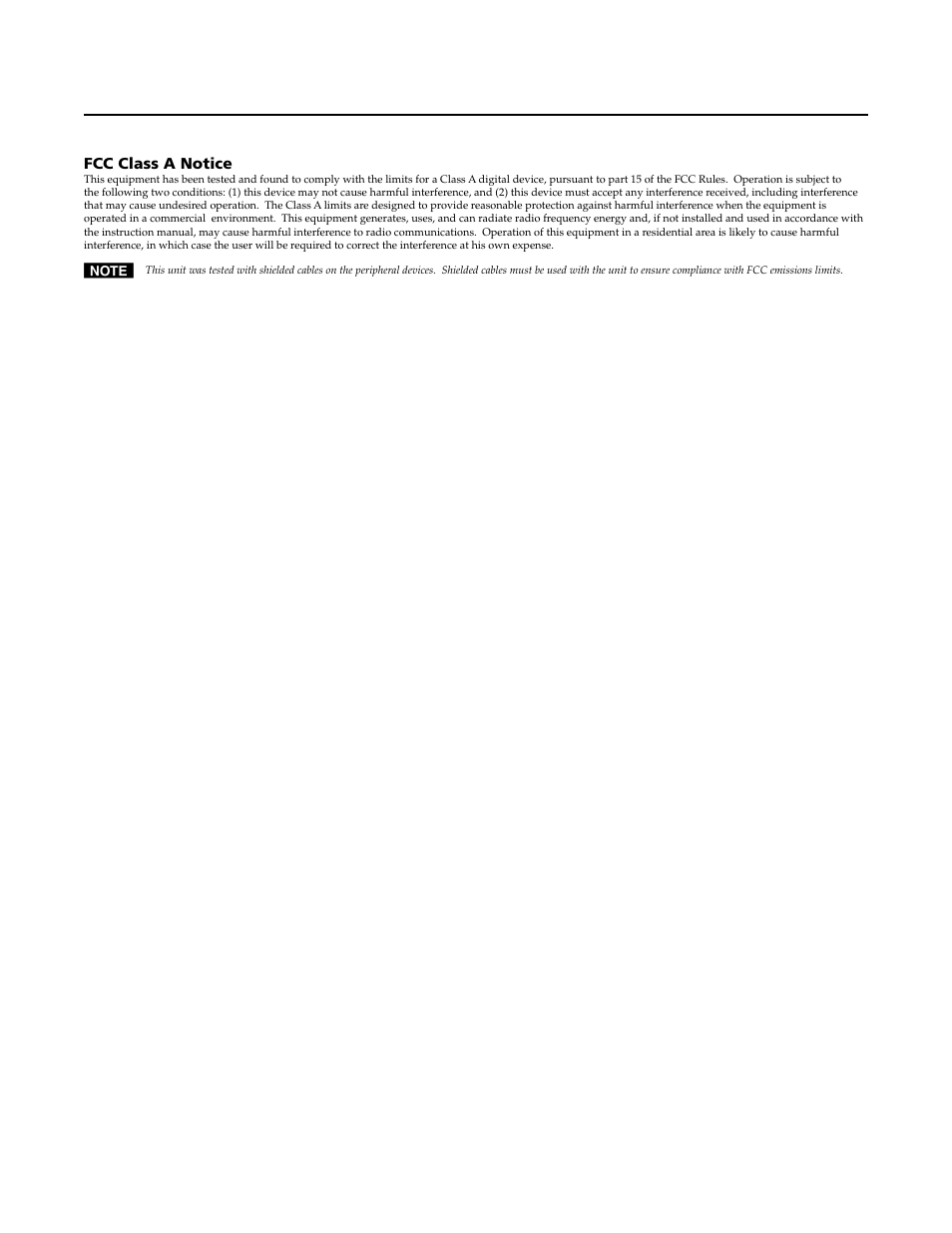 Fcc class a notice | Extron electronic MVX 88 Series User Manual | Page 3 / 84