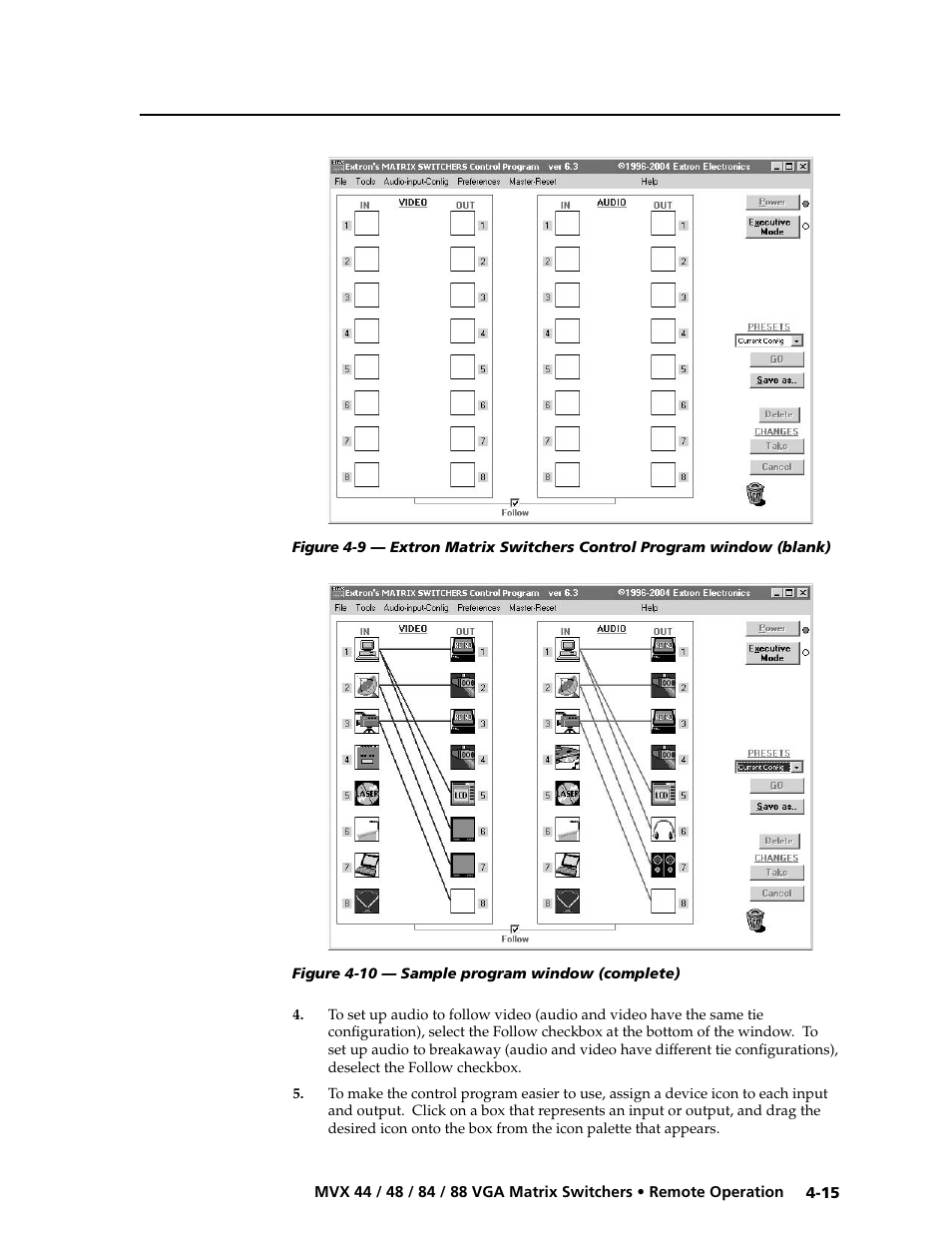 Preliminar y | Extron electronic MVX 88 Series User Manual | Page 65 / 84