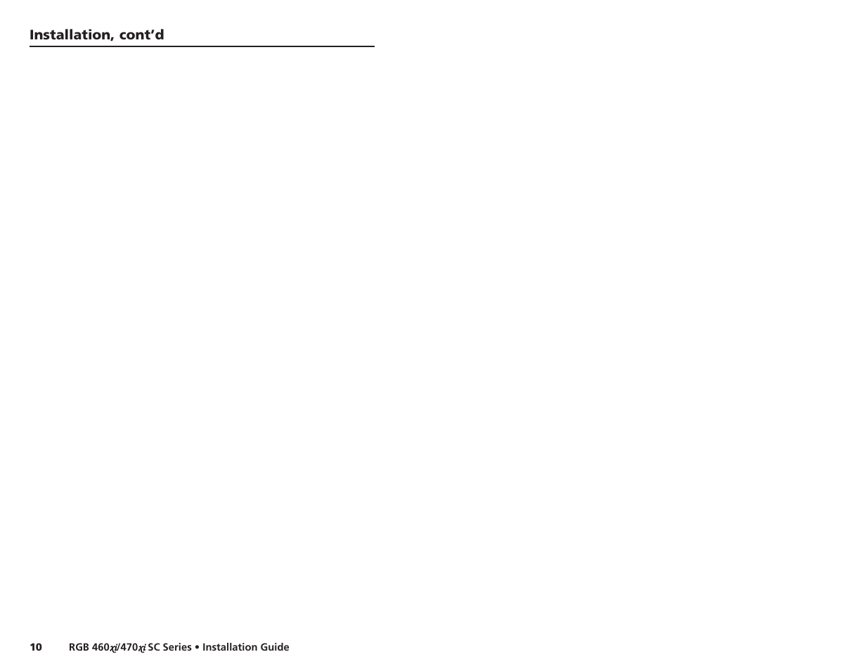 Installation, cont’d | Extron Electronics RGB 460xi_472xi SC Series User Manual | Page 9 / 9