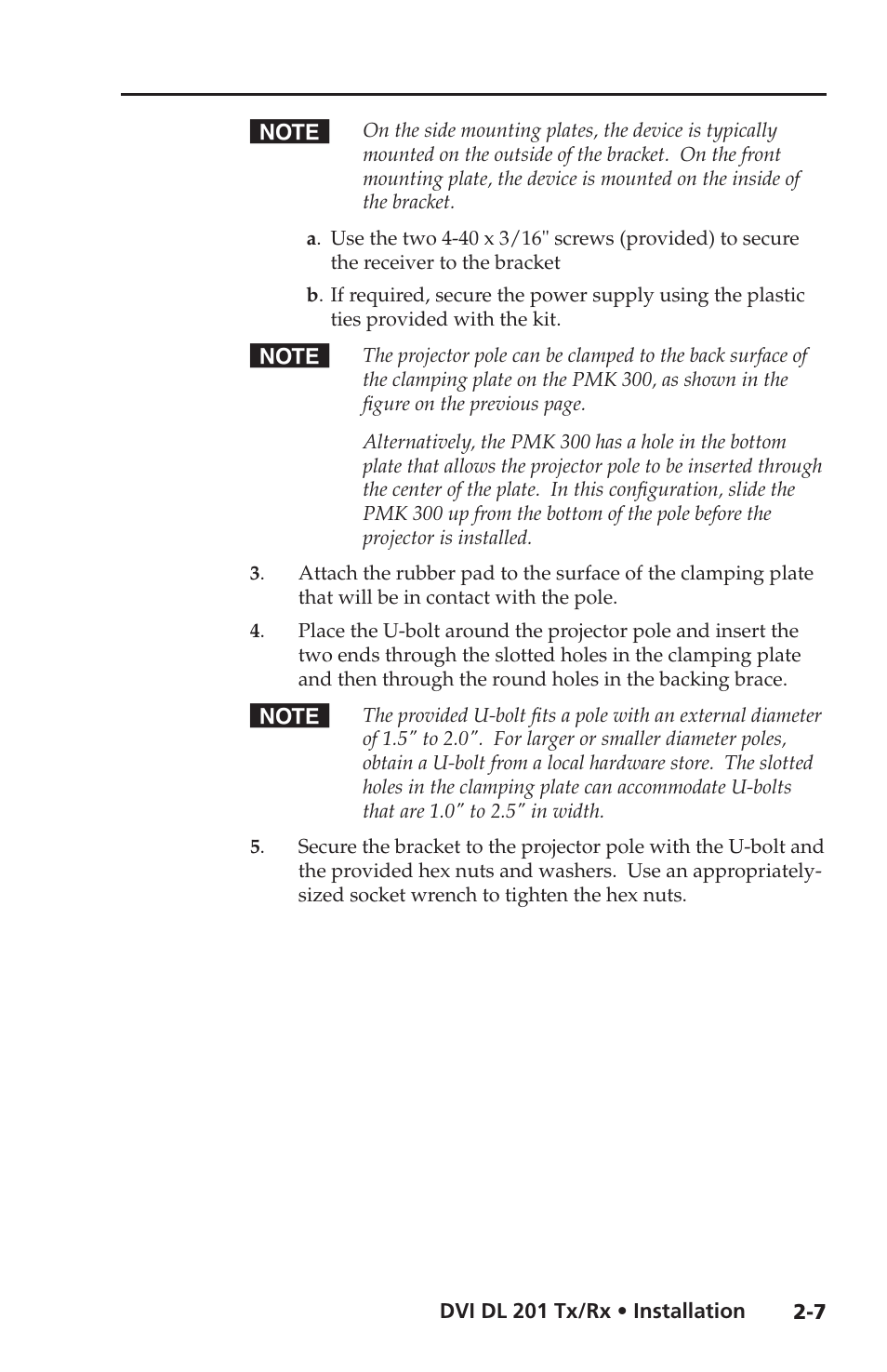 Extron electronic Dual Link DVI Transmitter and Receiver DVI DL 201 Tx User Manual | Page 19 / 48