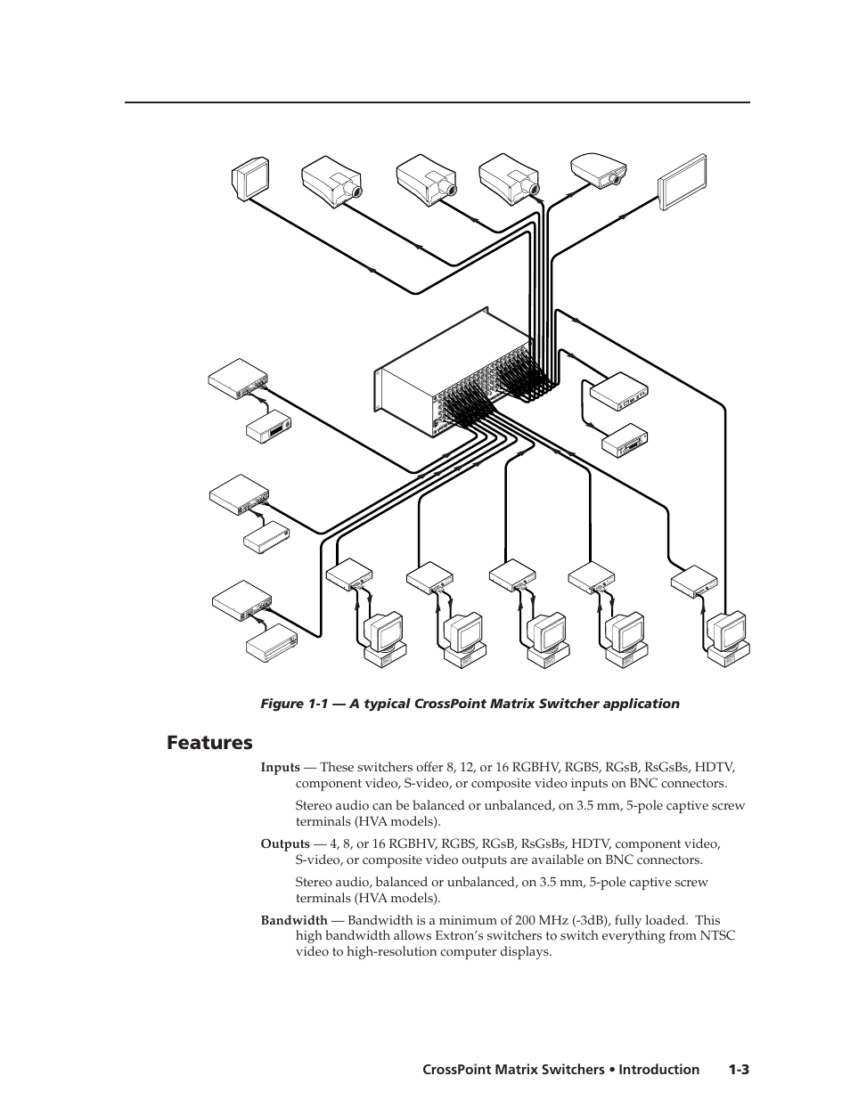 Features | Extron Electronics HVA User Manual | Page 9 / 70