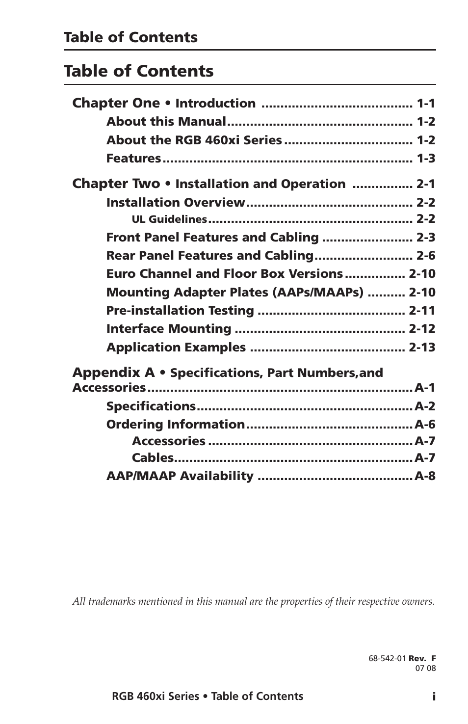 Extron electronic Wall and Floor Box Mountable Interfaces RGB 468 Mxi User Manual | Page 5 / 36