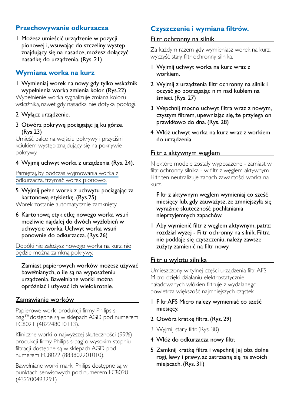 Philips FC9100 User Manual | Page 12 / 64