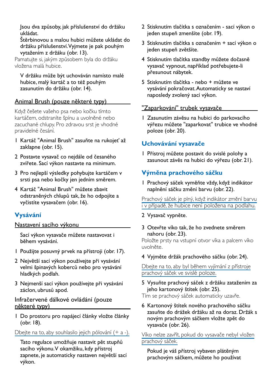 Philips FC9100 User Manual | Page 24 / 64
