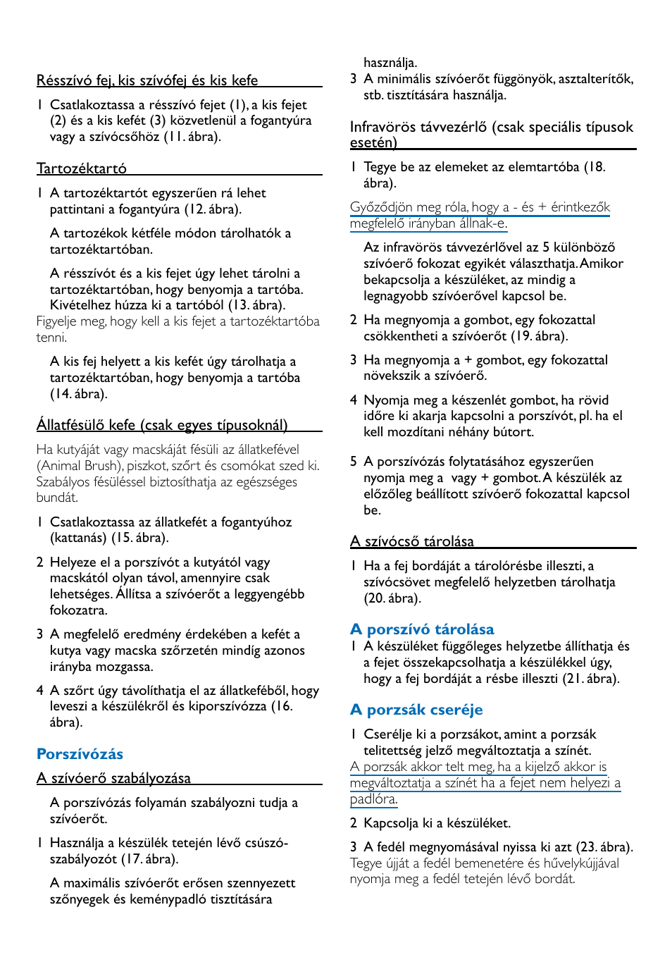 Philips FC9100 User Manual | Page 28 / 64