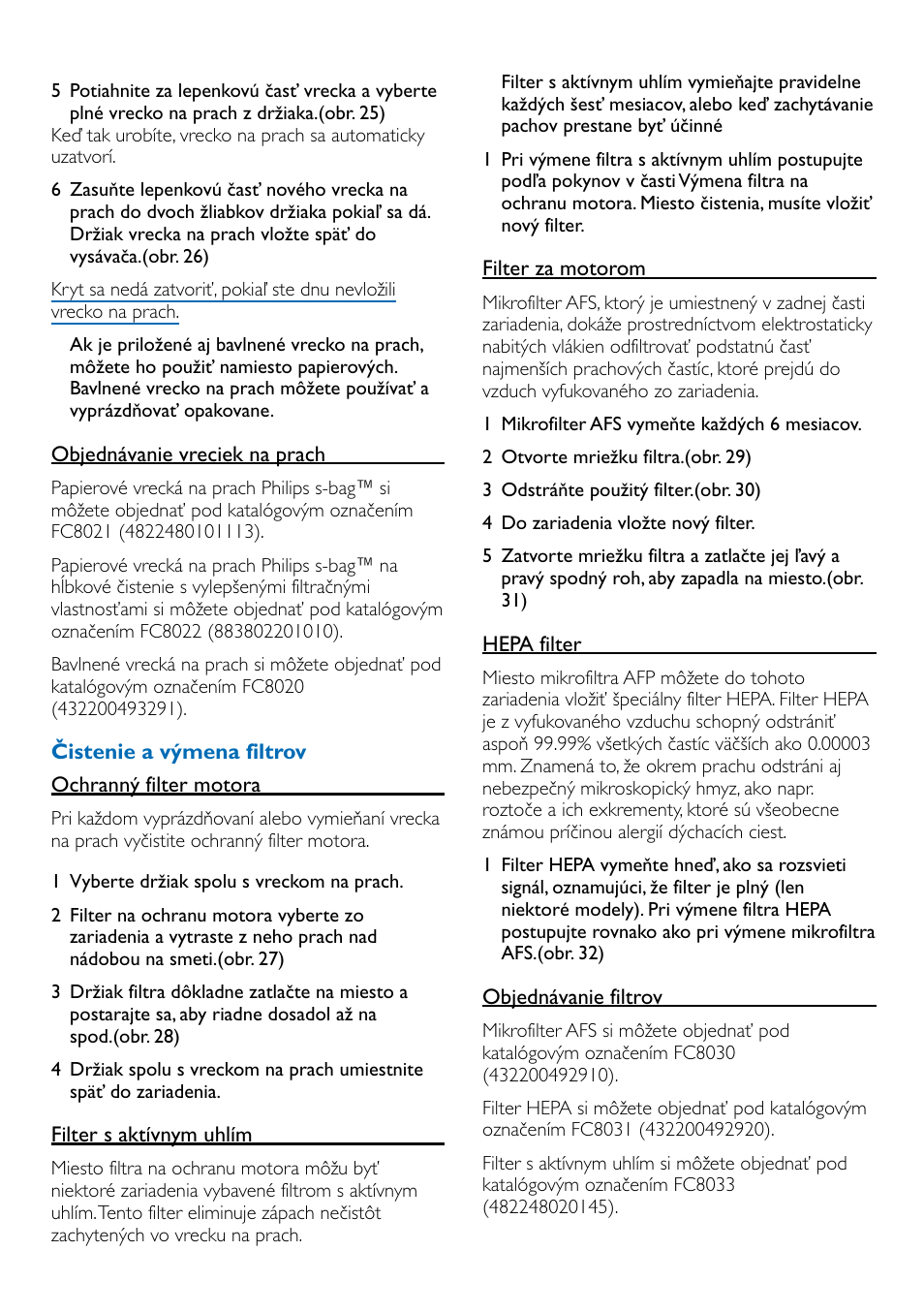 Philips FC9100 User Manual | Page 33 / 64