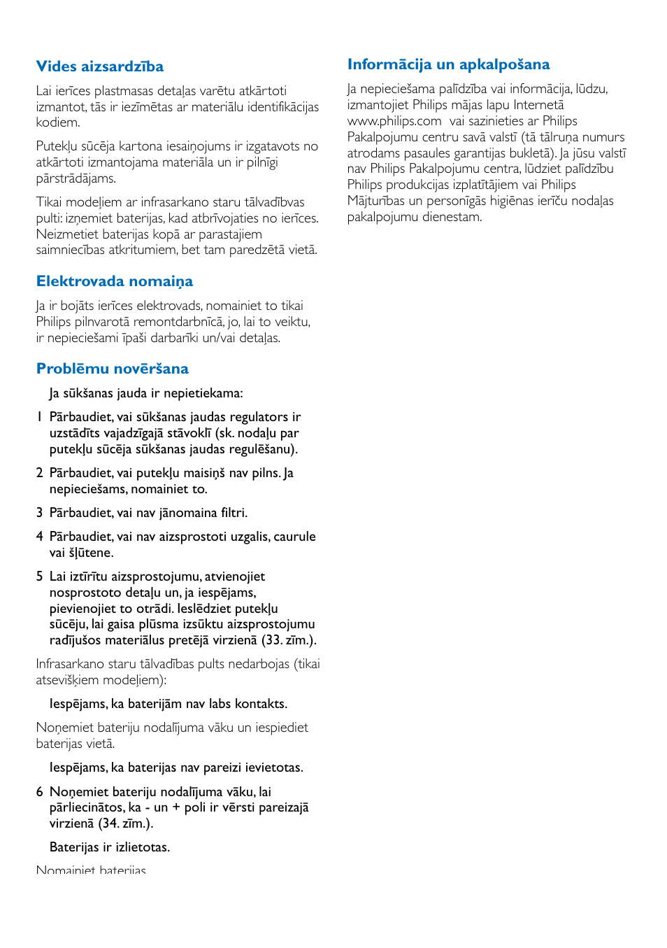 Philips FC9100 User Manual | Page 50 / 64