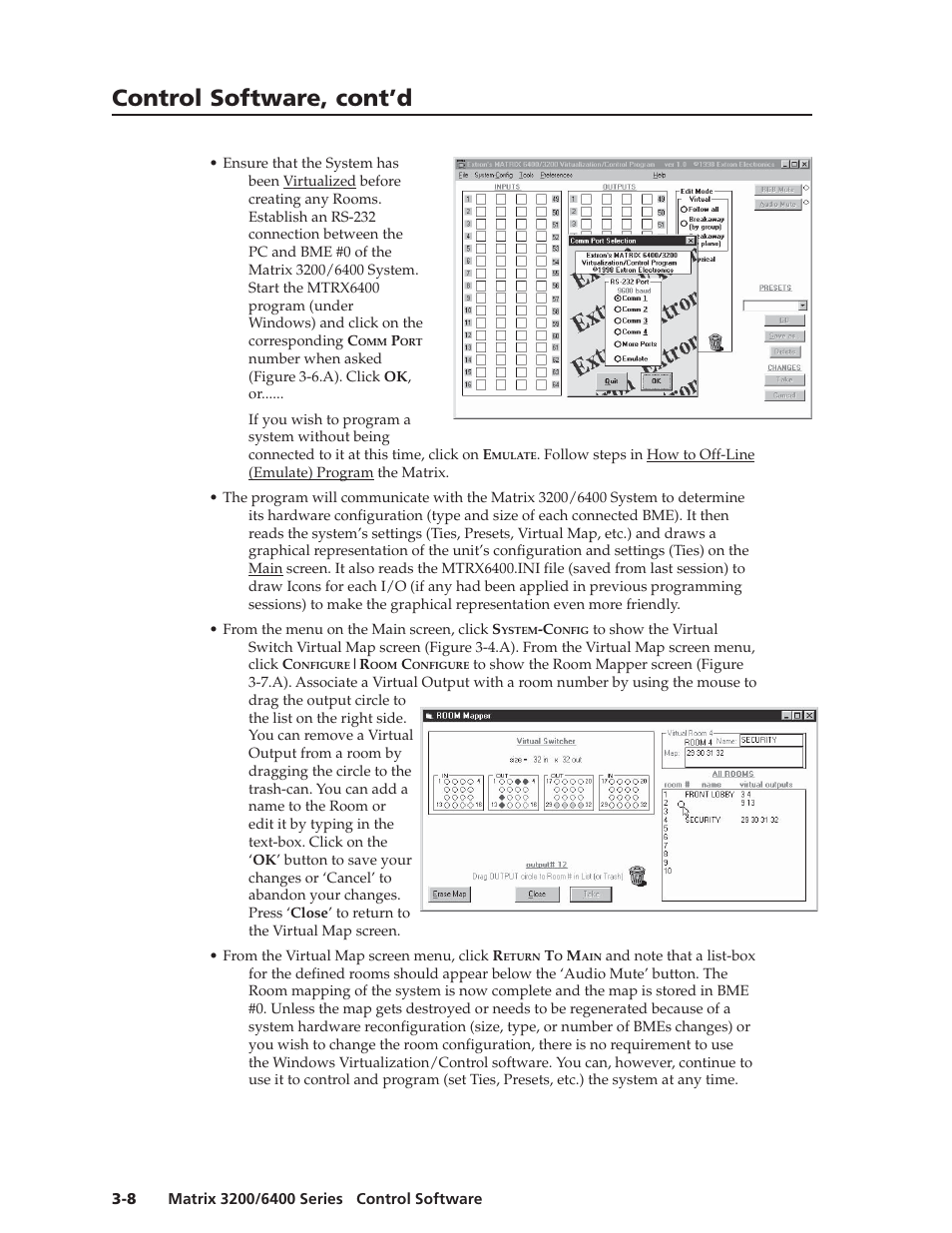 Control software, cont’d | Extron electronic 6400s User Manual | Page 28 / 70