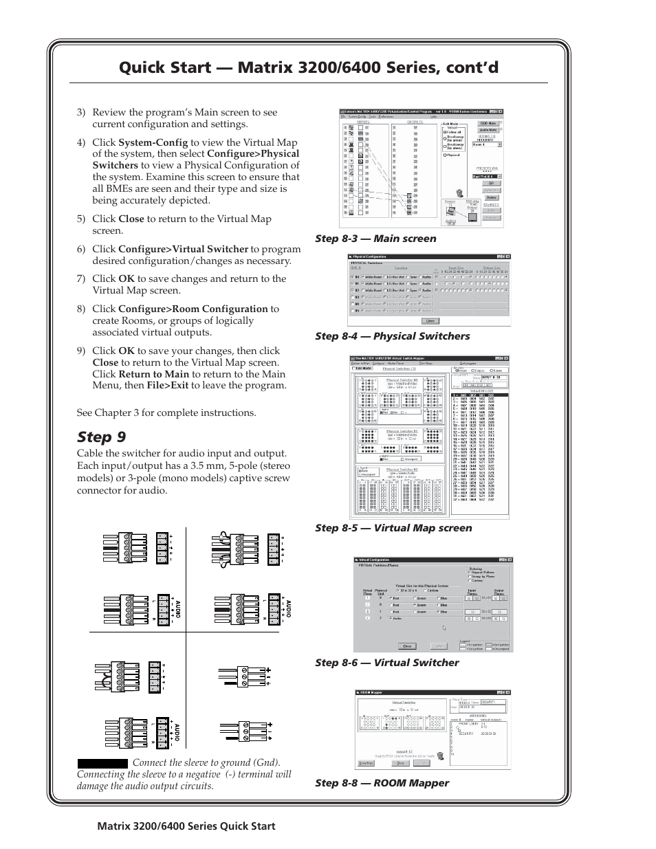 Step 9 | Extron electronic 6400s User Manual | Page 4 / 70