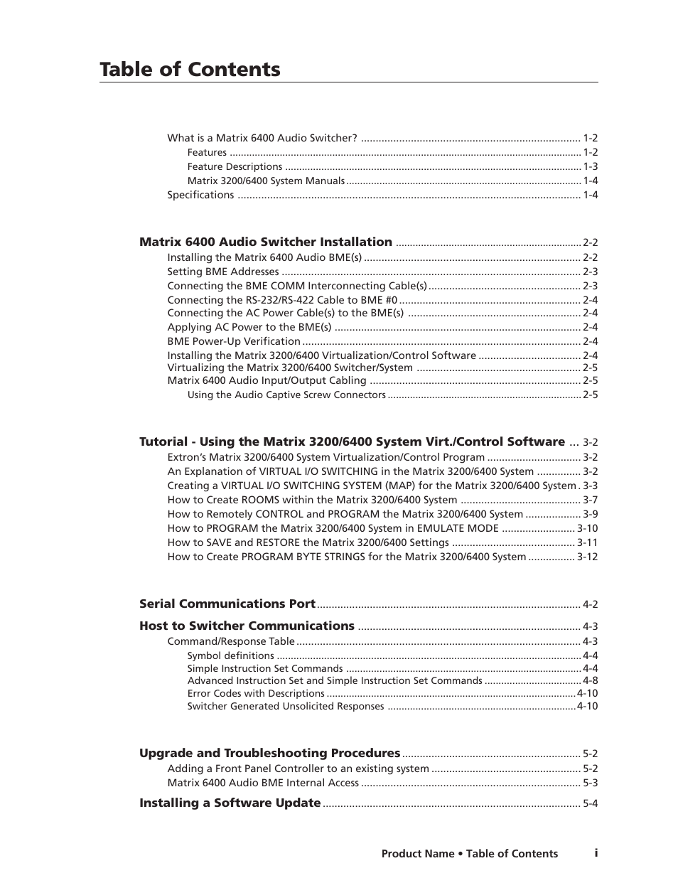 Extron electronic 6400s User Manual | Page 5 / 70