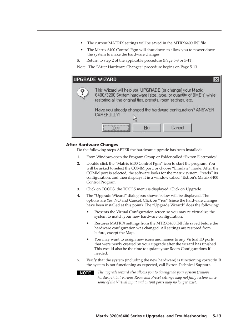 Extron electronic 6400s User Manual | Page 55 / 70