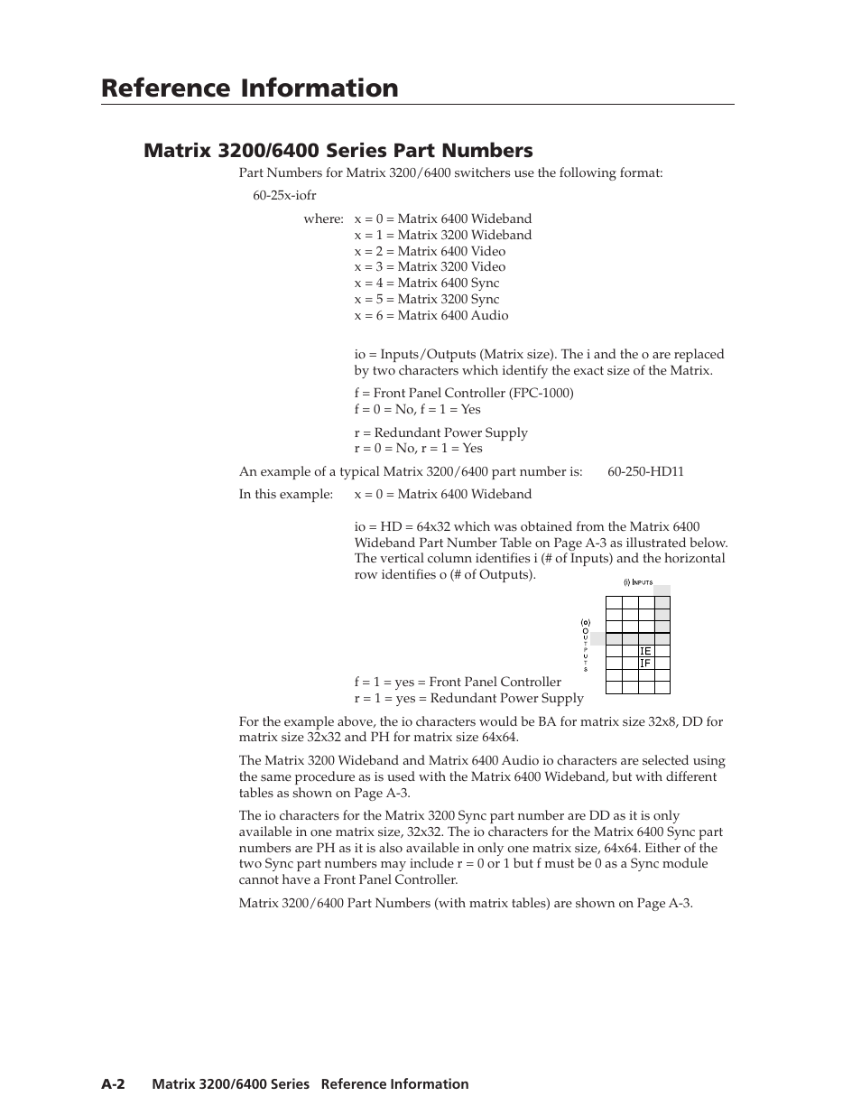 Reference information, Reference information, cont’d | Extron electronic 6400s User Manual | Page 58 / 70