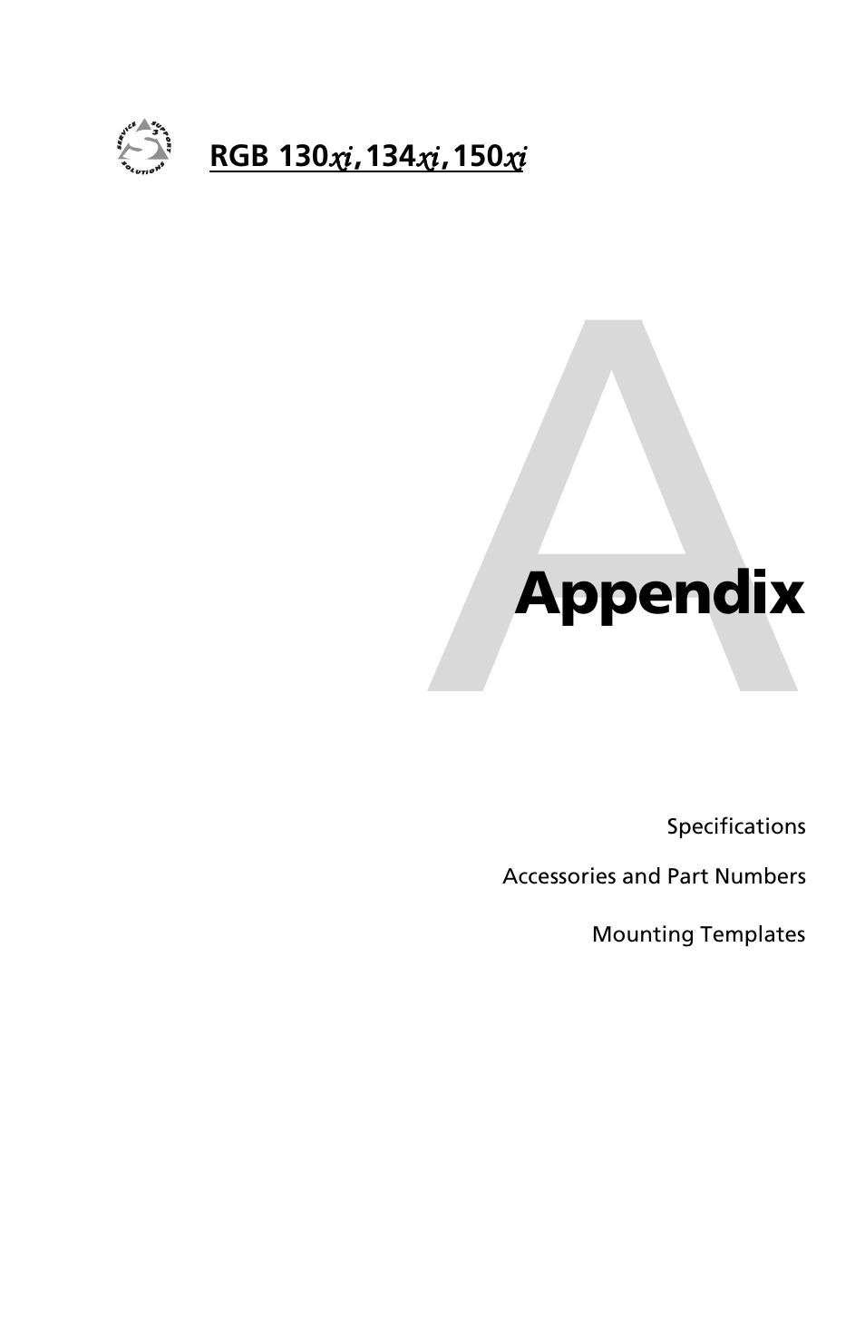 Appendix | Extron Electronics RGB 150x User Manual | Page 27 / 38