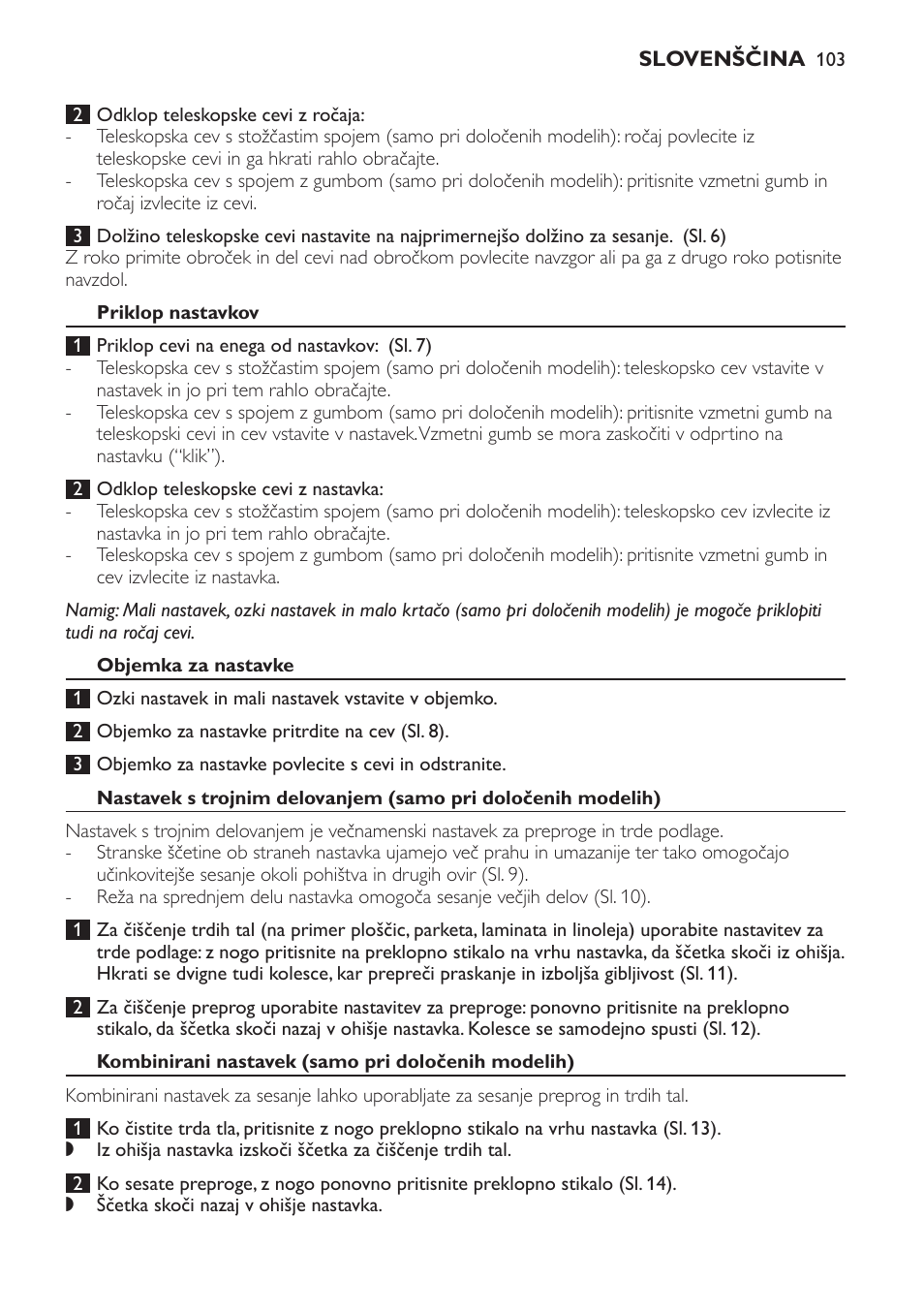 Philips FC8913 User Manual | Page 103 / 140