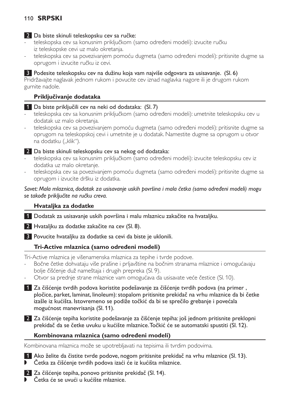 Philips FC8913 User Manual | Page 110 / 140