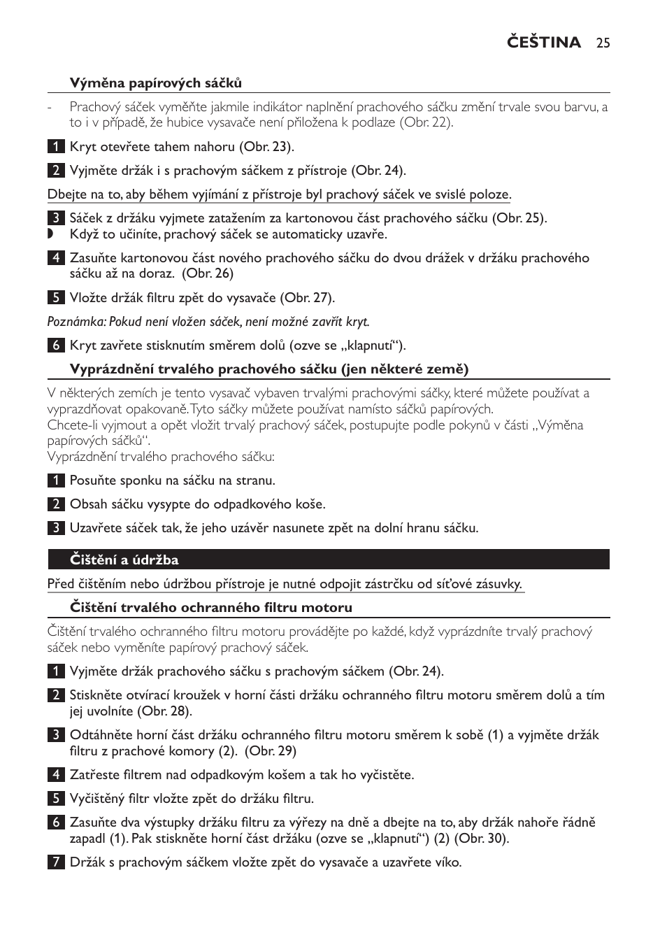 Philips FC8913 User Manual | Page 25 / 140