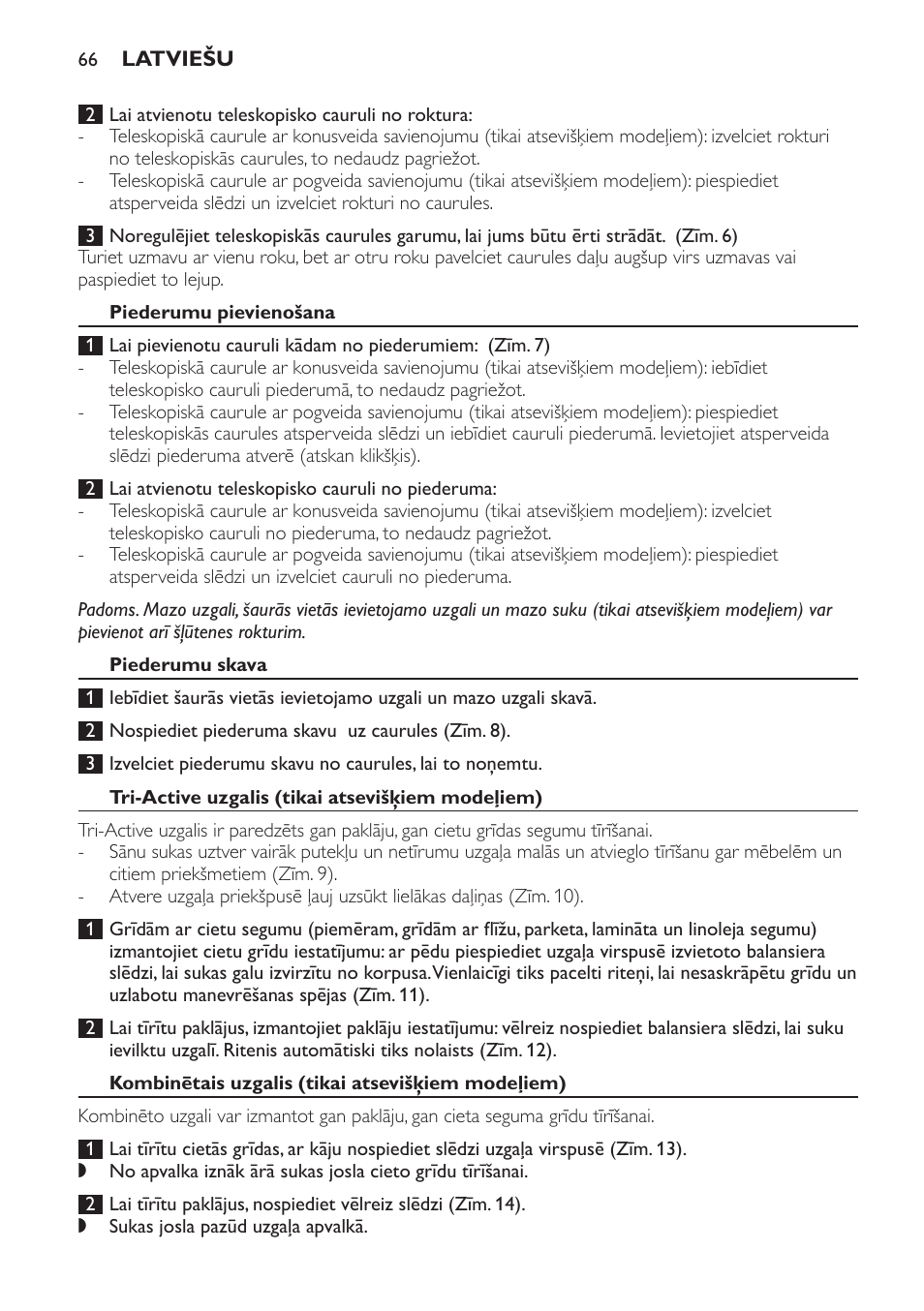 Philips FC8913 User Manual | Page 66 / 140